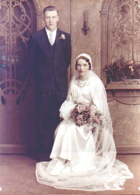 Lester and Henrietta Roffers' wedding